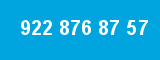 922 876 87 57 922 876 87 57